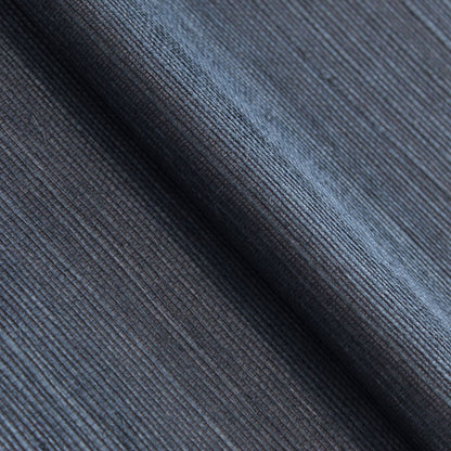 Sisal Monochromatic Grasscloth Wallpaper - Deep Indigo
