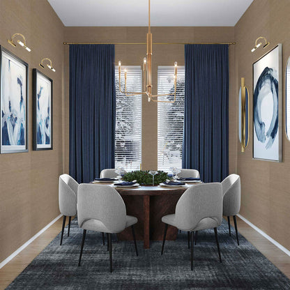 Sisal Monochromatic Grasscloth Wallpaper - Earthy Mushroom