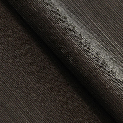 Sisal Monochromatic Grasscloth Wallpaper - Matte Black