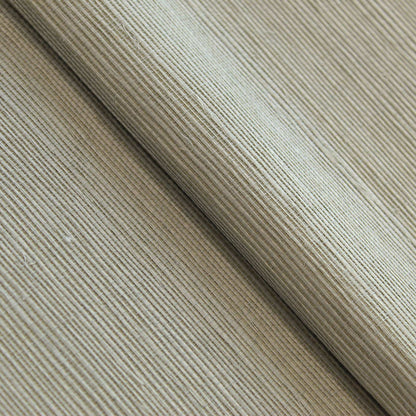 Sisal Monochromatic Grasscloth Wallpaper - Matte Taupe