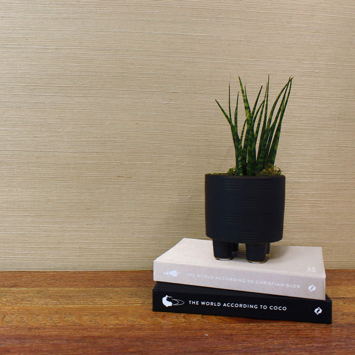Sisal Monochromatic Grasscloth Wallpaper - Natural