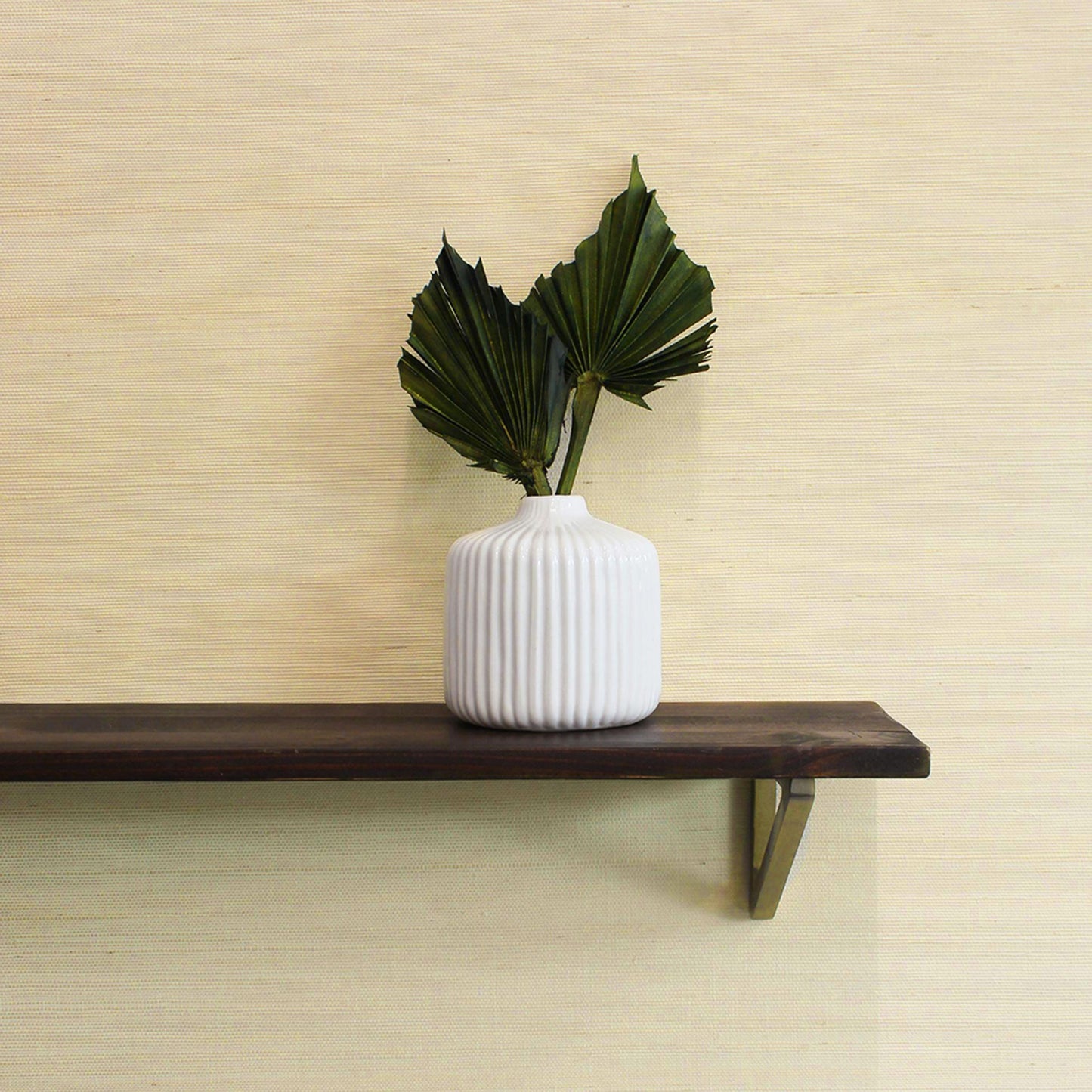 Sisal Monochromatic Grasscloth Wallpaper - Natural Light