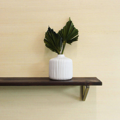 Sisal Monochromatic Grasscloth Wallpaper - Natural Light