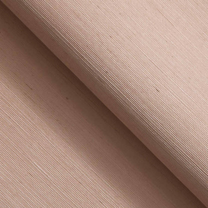 Sisal Monochromatic Grasscloth Wallpaper - Pale Blush Pink