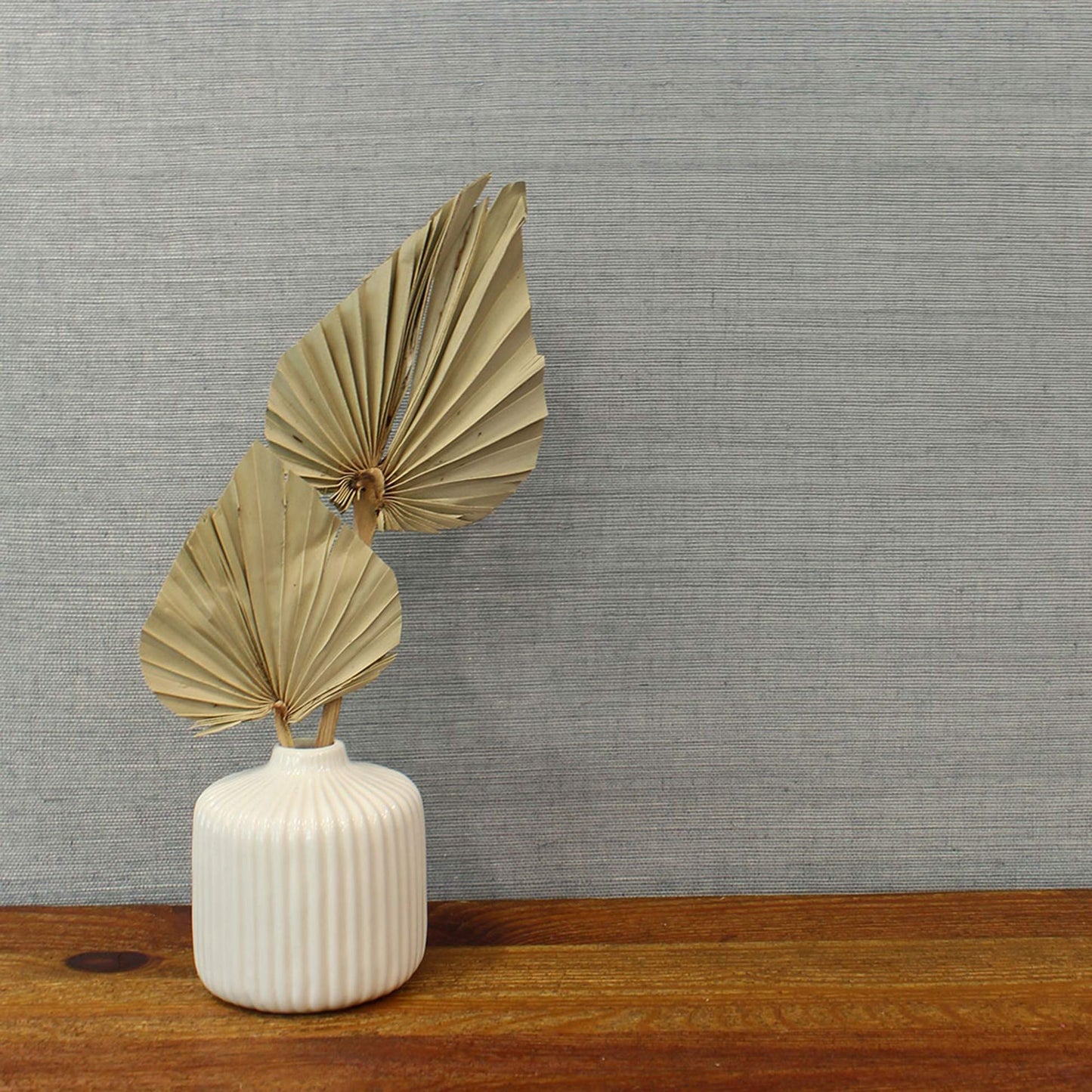 Sisal Tonal Hues Grasscloth Wallpaper - Heathered Bluestone