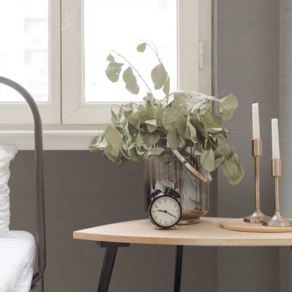 Sisal Tonal Hues Grasscloth Wallpaper - Light Natural on Pale Blue