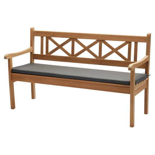 Skagen Outdoor Bench Cushion, Charcoal