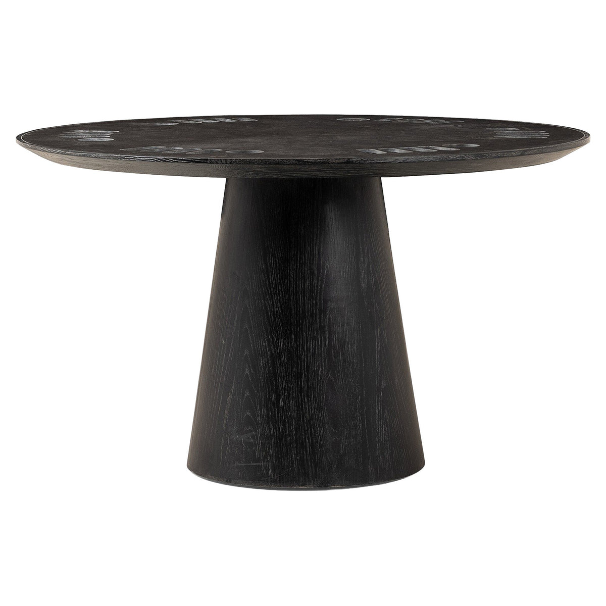 Skye Poker Table - Washed Black