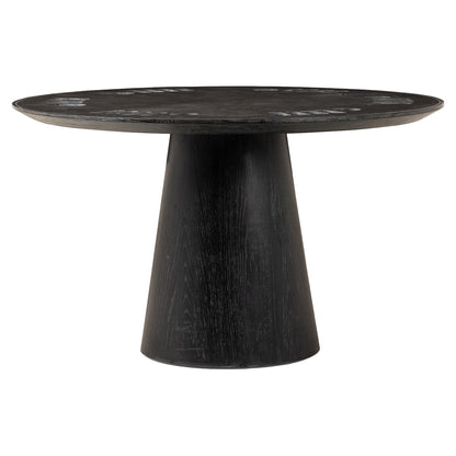 Skye Poker Table - Washed Black