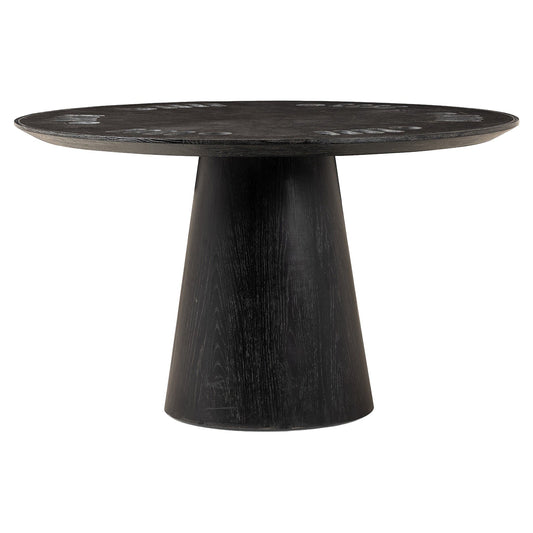 Skye Poker Table - Washed Black
