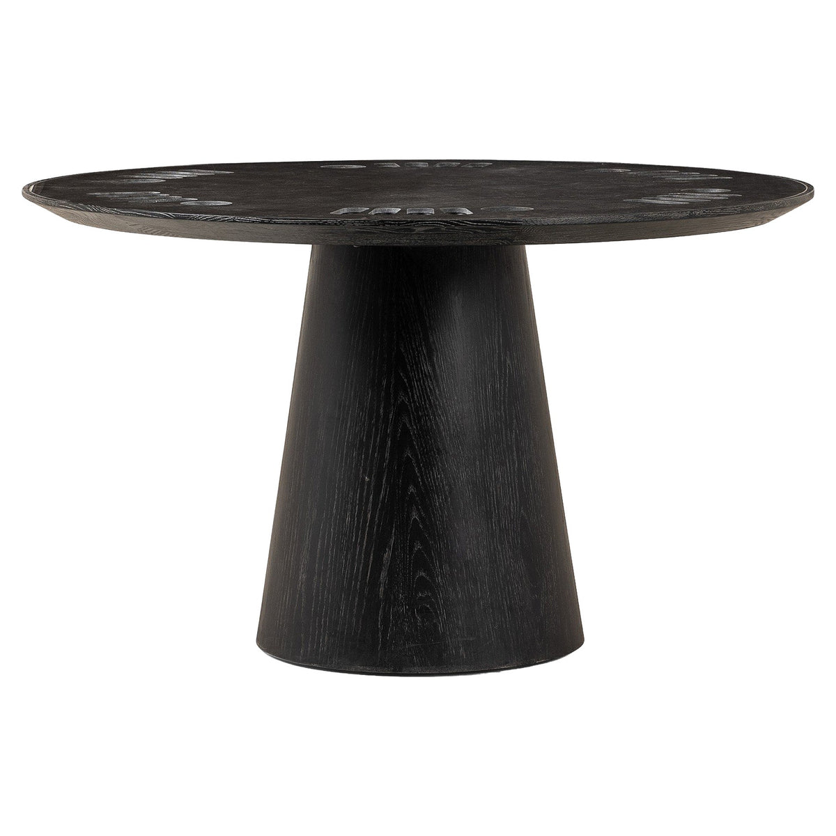 Skye Poker Table - Washed Black