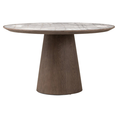 Skye Poker Table - Weathered Dark Oak
