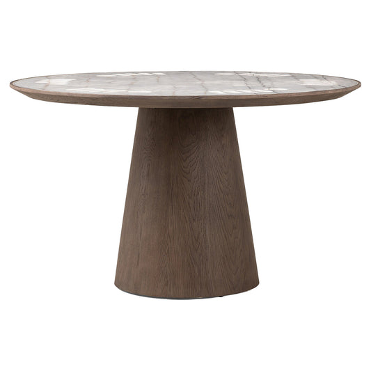 Skye Poker Table - Weathered Dark Oak
