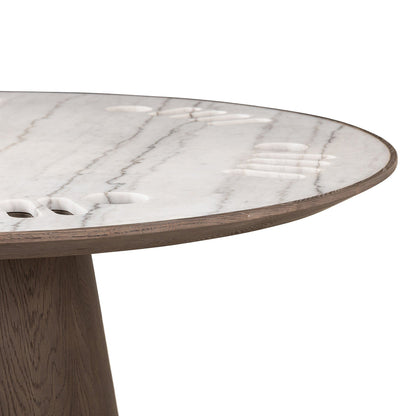 Skye Poker Table - Weathered Dark Oak