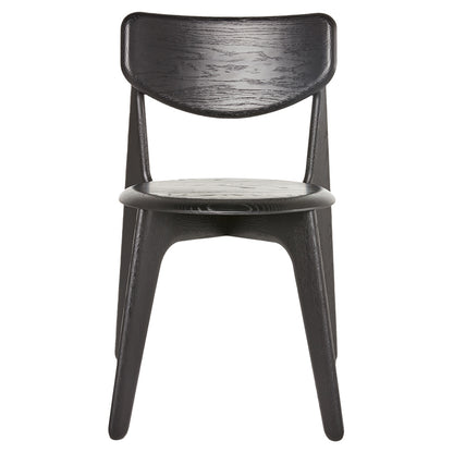 Slab Dining Chair - Black Oak