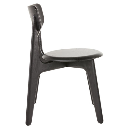 Slab Dining Chair - Black Oak