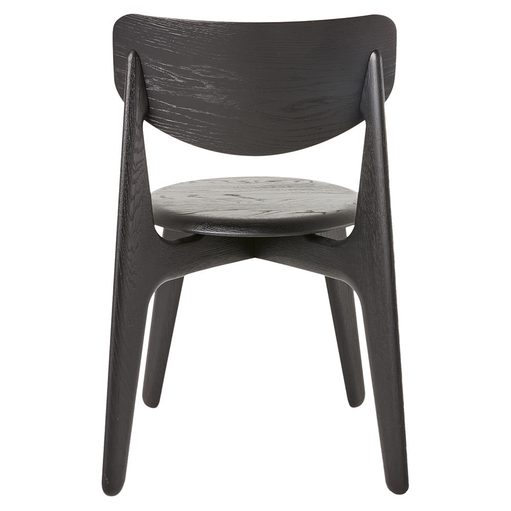 Slab Dining Chair - Black Oak