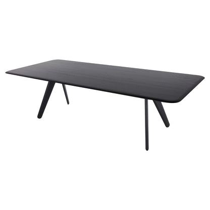 Slab Dining Table - Black Oak
