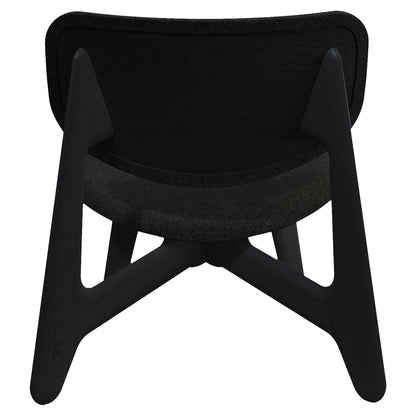 Slab Lounge Chair - Black Oak, Kvadrat Hallingdal 0180