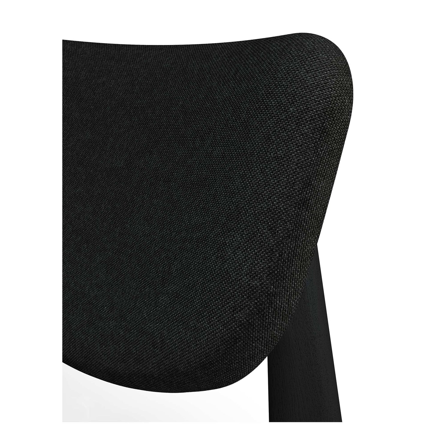 Slab Lounge Chair - Black Oak, Kvadrat Hallingdal 0180
