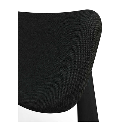 Slab Lounge Chair - Black Oak, Kvadrat Hallingdal 0180