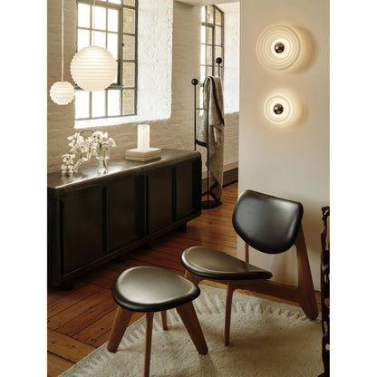 Slab Lounge Chair - Natural Oak, Choko Leather