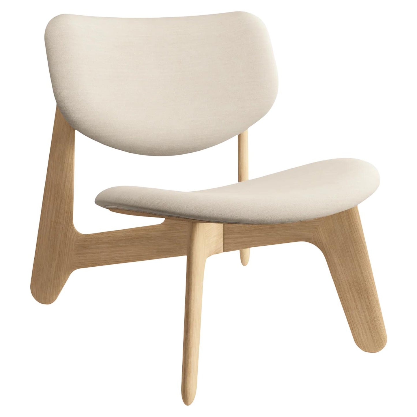 Slab Lounge Chair - Natural Oak, Linara 05