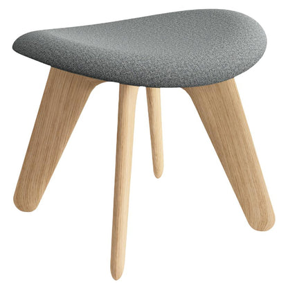 Slab Ottoman - Natural Oak, Kvadrat Hallingdal 0130