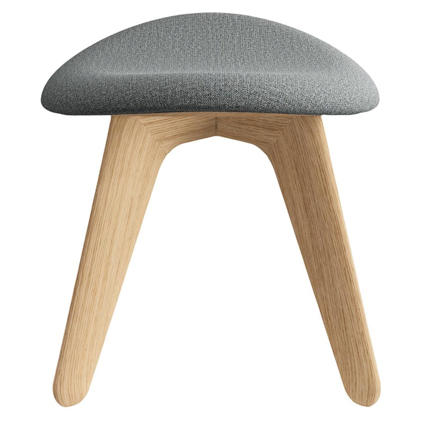 Slab Ottoman - Natural Oak, Kvadrat Hallingdal 0130