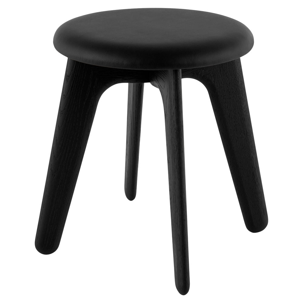 Slab Upholstered Stool - Black Oak – Rouse Home