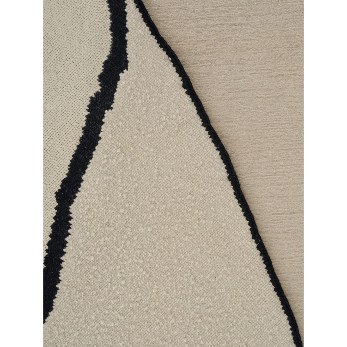 Slanted Self Rug - Beige