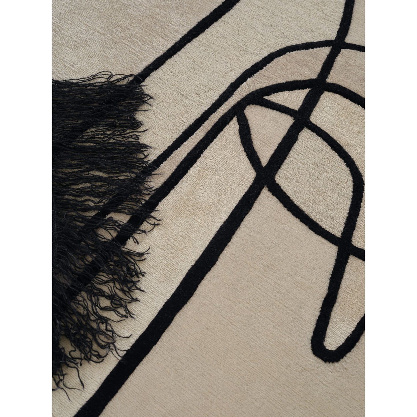 Slanted Self Rug - Beige