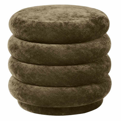 Faded Velvet Pouf