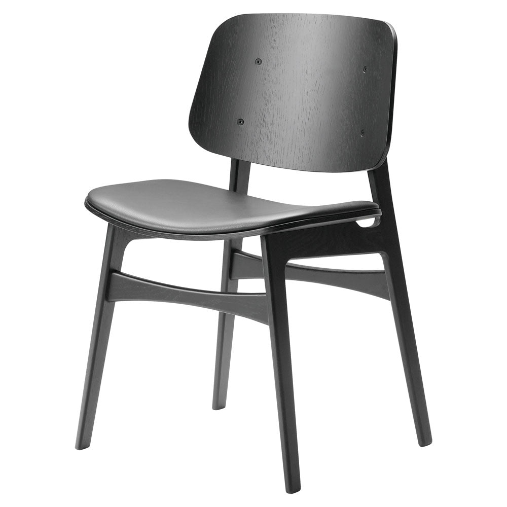Soborg Seat Upholstered Dining Chair - Wood Base