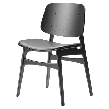 Soborg Seat Upholstered Dining Chair - Wood Base
