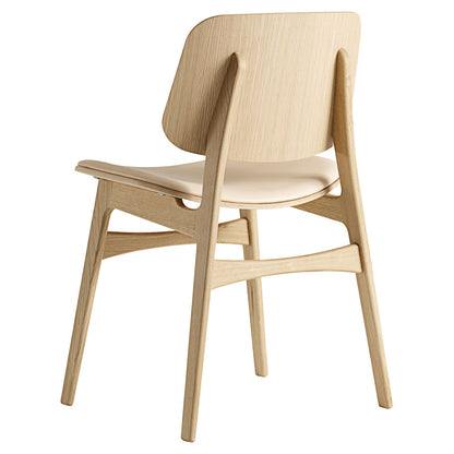 Soborg Seat Upholstered Dining Chair - Wood Base