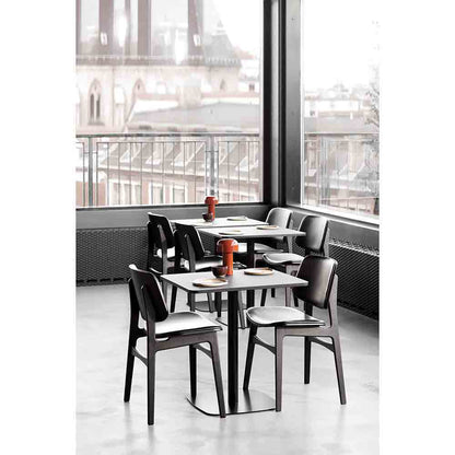 Soborg Seat Upholstered Dining Chair - Wood Base