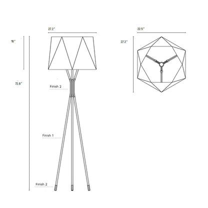 Solitaire Large Floor Lamp
