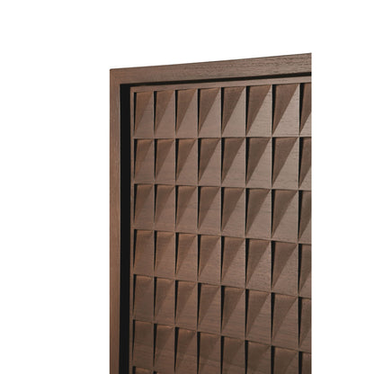 Sono TV Cupboard - 63"W, Dark Brown Teak