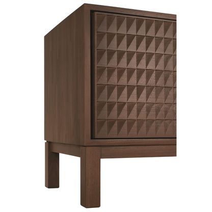 Sono TV Cupboard - 63"W, Dark Brown Teak