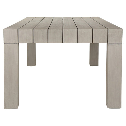 Sonora Outdoor Dining Table - Weathered Gray
