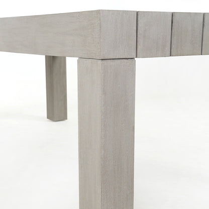 Sonora Outdoor Dining Table - Weathered Gray