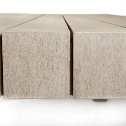 Sonora Outdoor Dining Table - Weathered Gray
