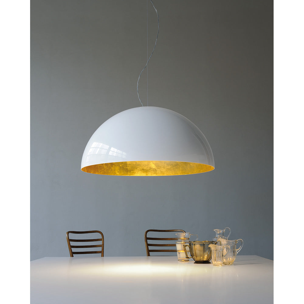 Sonora Pendant - White, Gold