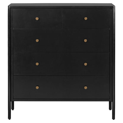 Soto 5 Drawer Dresser - Black