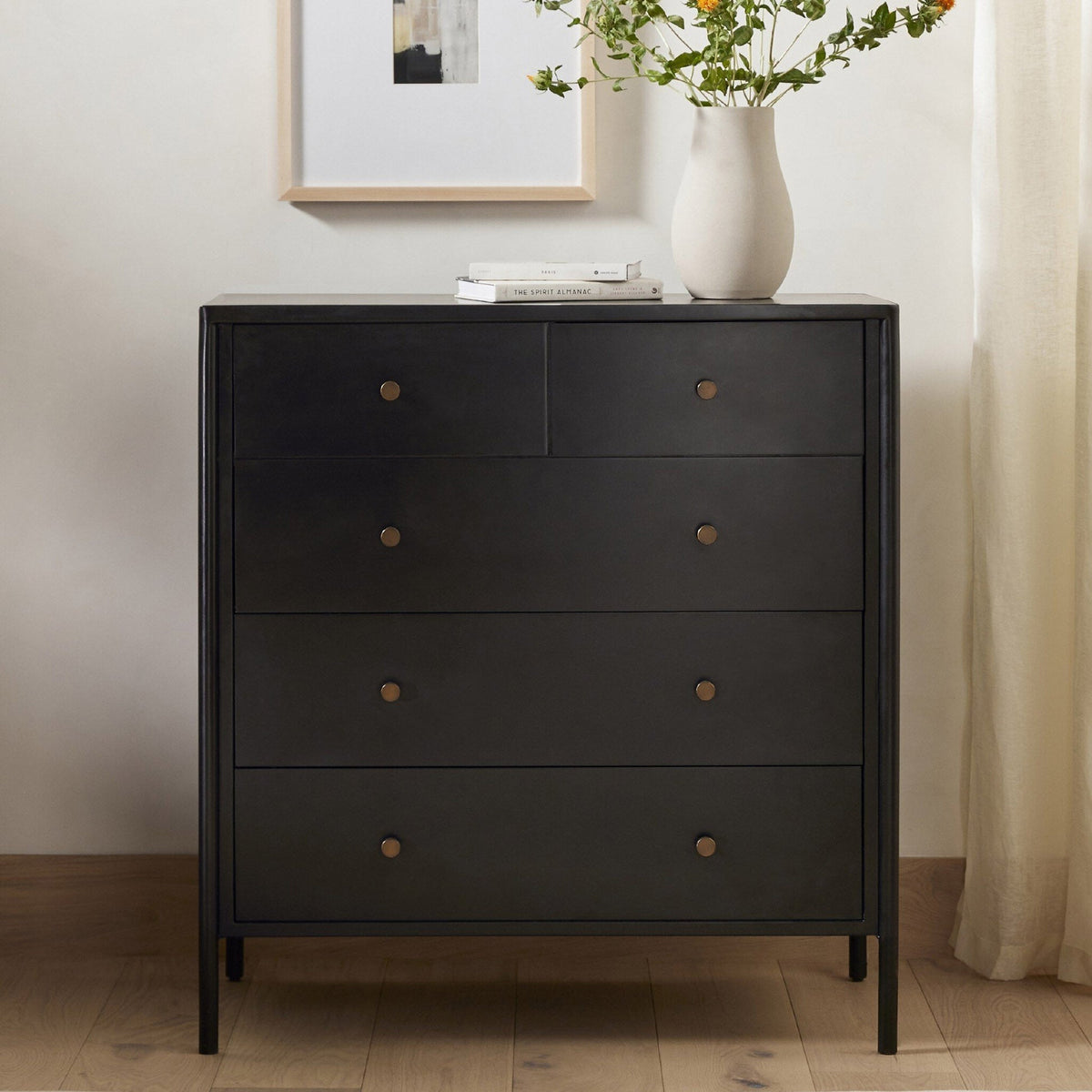 Soto 5 Drawer Dresser - Black