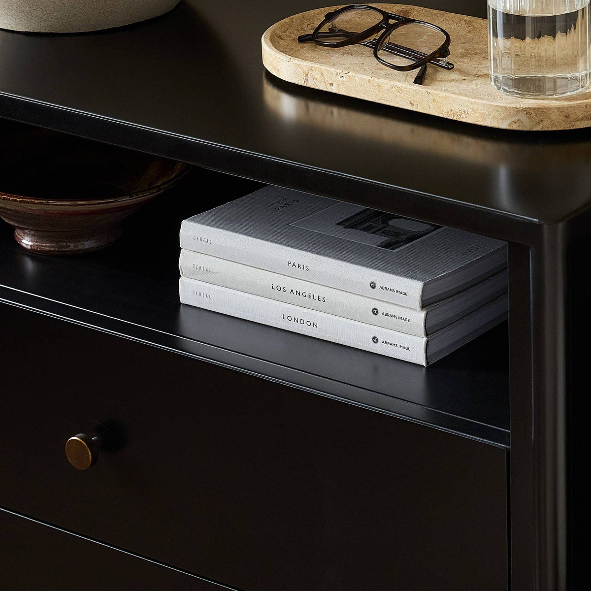 Soto Large Nightstand - Black