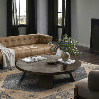 Sparrow Coffee Table - Ashen Oak Resawn Veneer Thick