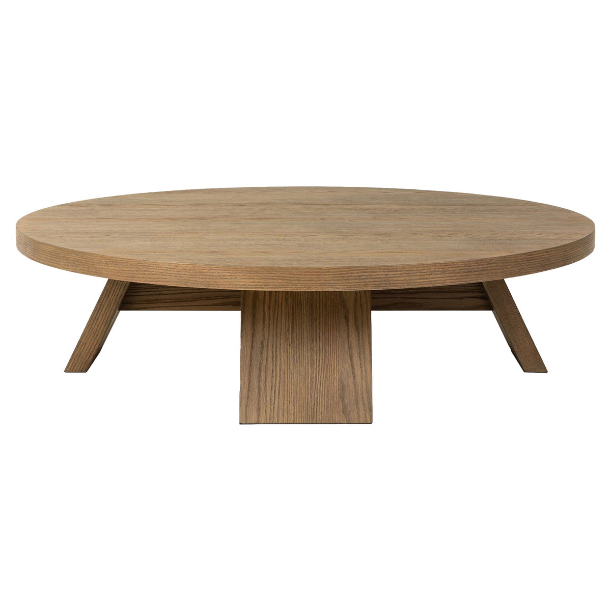 Sparrow Coffee Table - Washed Old Oak Veneer Thick