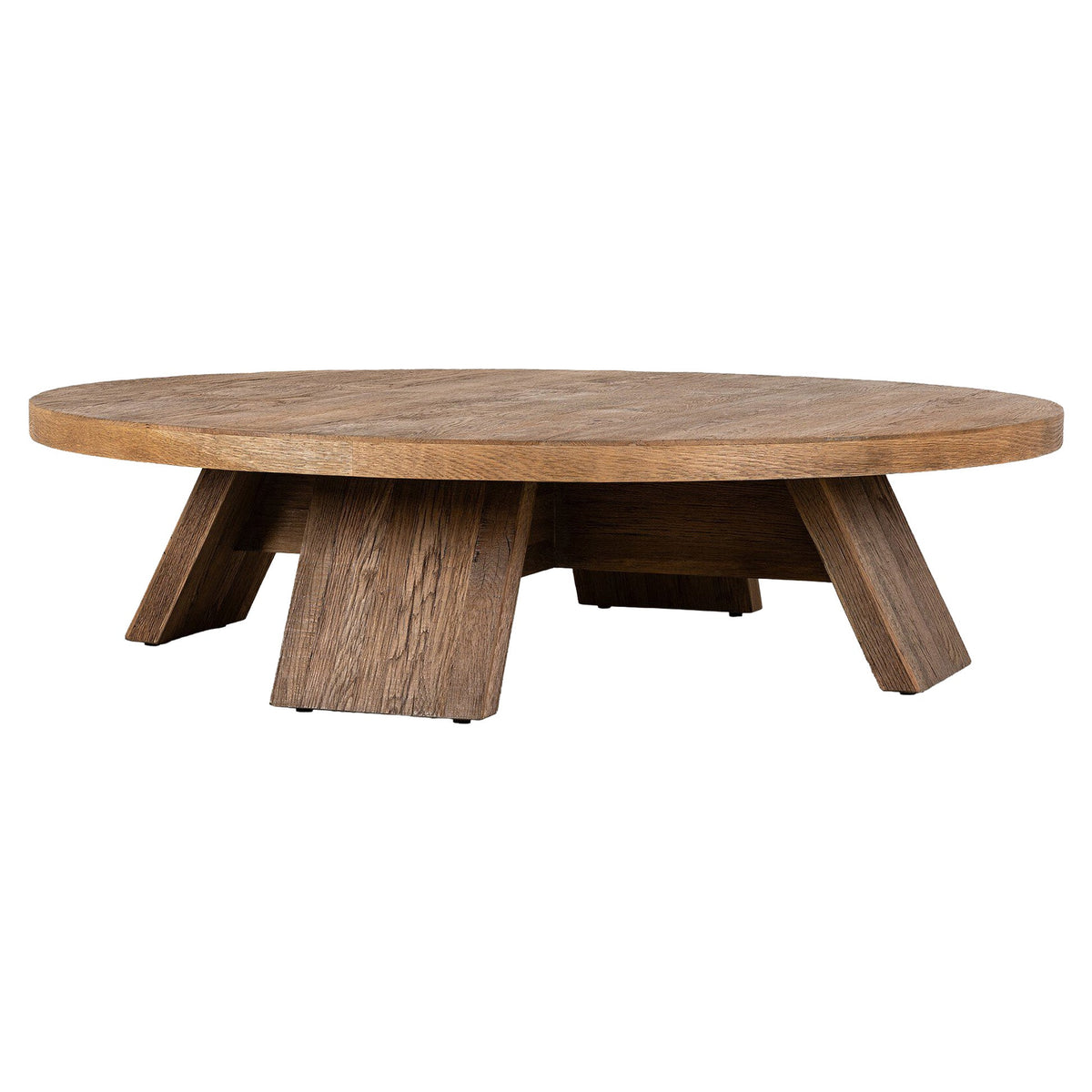 Sparrow Coffee Table - Washed Old Oak Veneer Thick